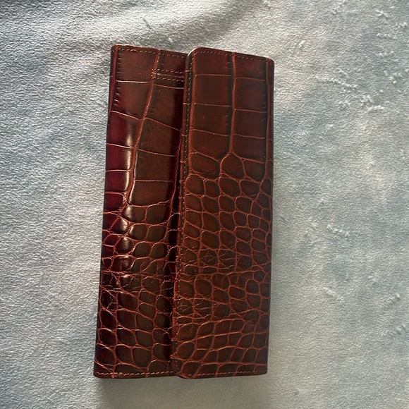 Vintage Sharif brown leather wallet - Picture 1 of 4
